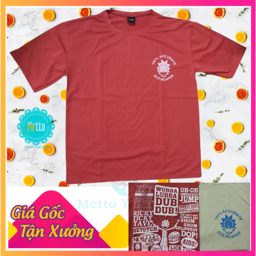 Áo thun cotton, áo thun unisex tay lỡ