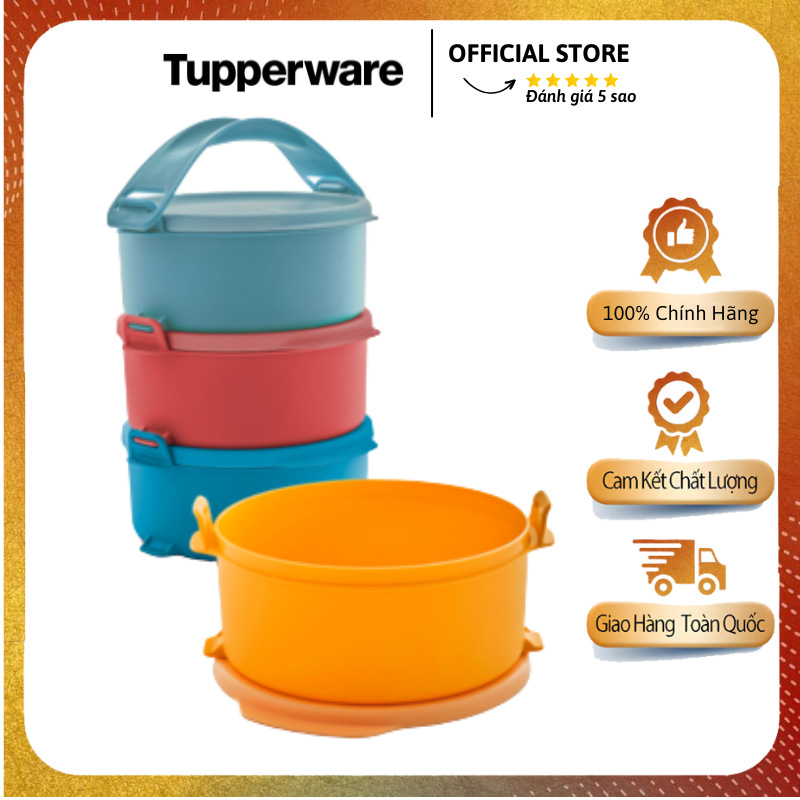 Bộ Hộp Cơm Tupperware Small Round Click To Go - Tupperware Mall Chợ Lớn