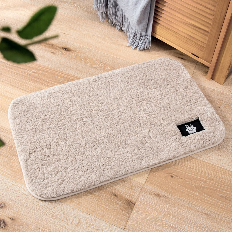 Bộ 2 Thảm Lau Chân 3D Nhà Bếp, Nhà Tắm Chống Trơn Trượt - Thảm Chùi Chân Trải Sàn Nhà Thấm Hút Nước