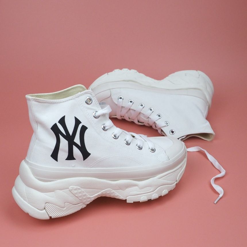 Giày Giày MLB NY Chunky  Yankees Black white ( Full box)