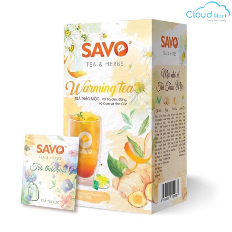 Trà Savo Thảo Mộc (Warming Tea) 20 túi*2g