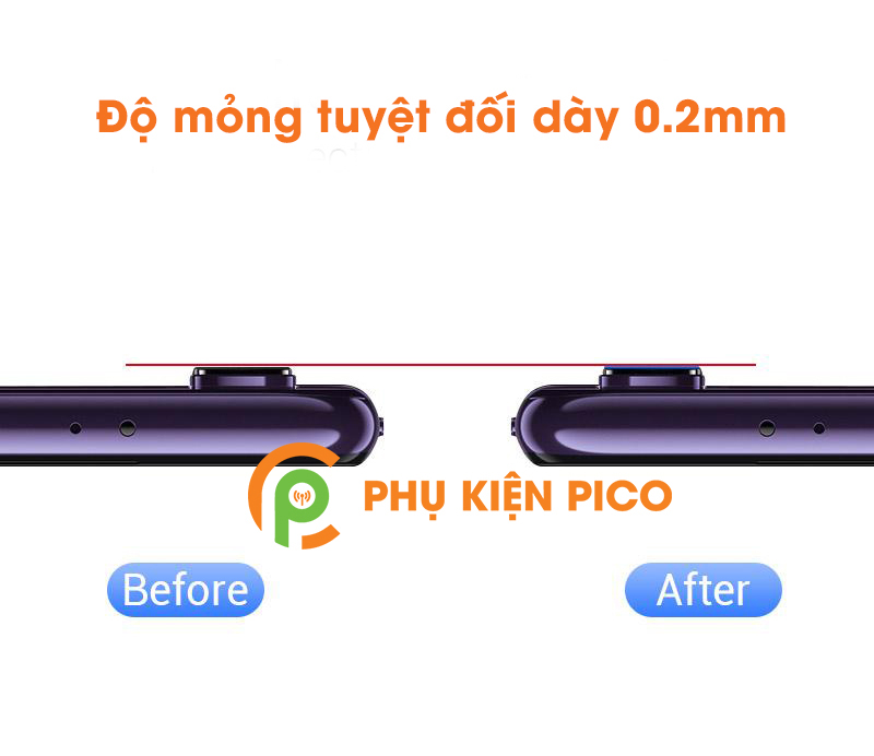 Dán camera Xiaomi Redmi Note 8 chống xước bảo vệ camera - Cường lực camera Redmi Note 8