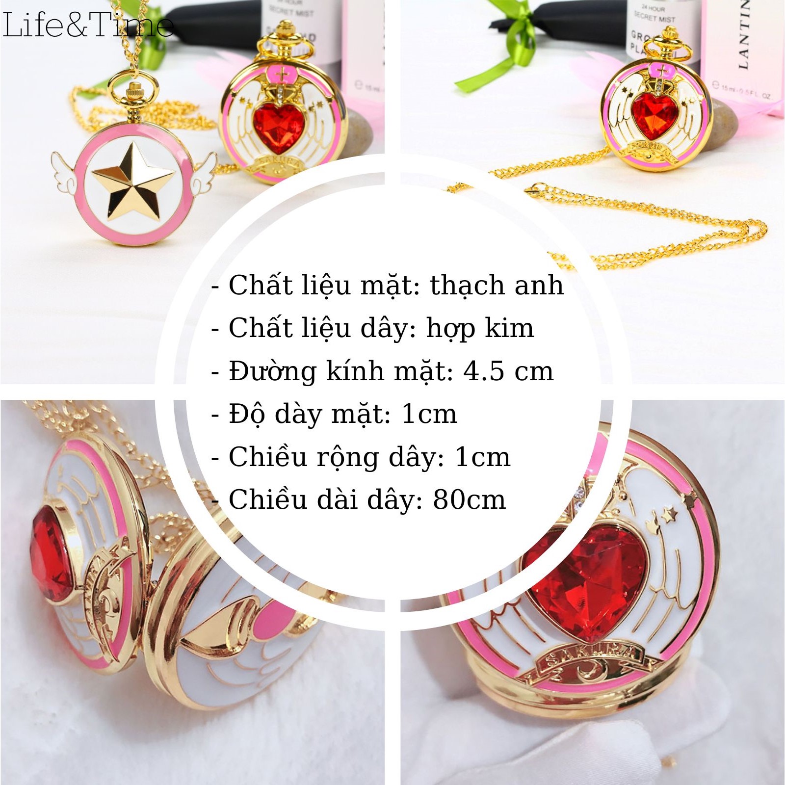 Đồng hồ quả quýt L2 hình trái tim