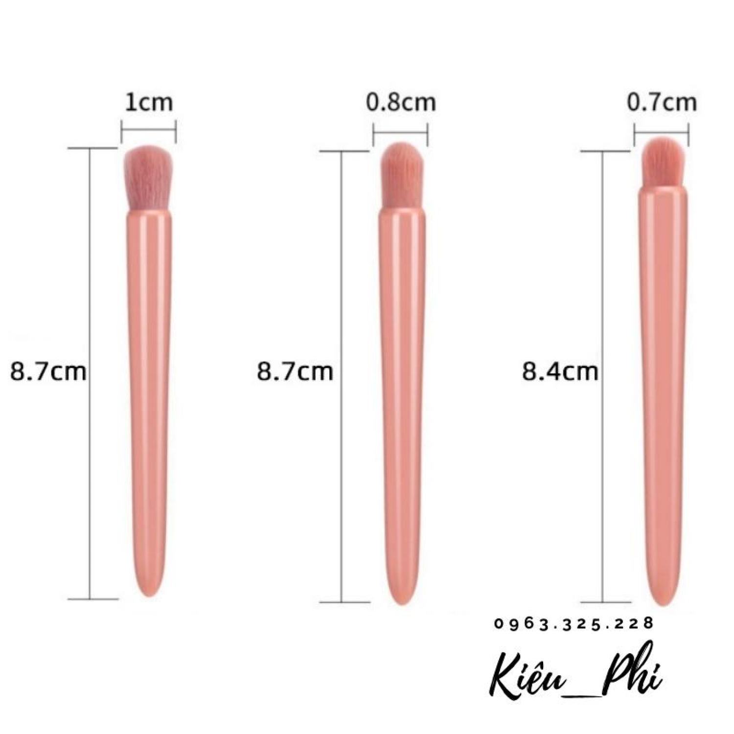 Bộ cọ, set cọ trang điểm make up cá nhân 5 món