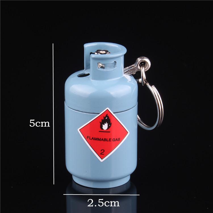 Bật Lửa Móc Khoá Hình Bình Gas ( Kim Loại )