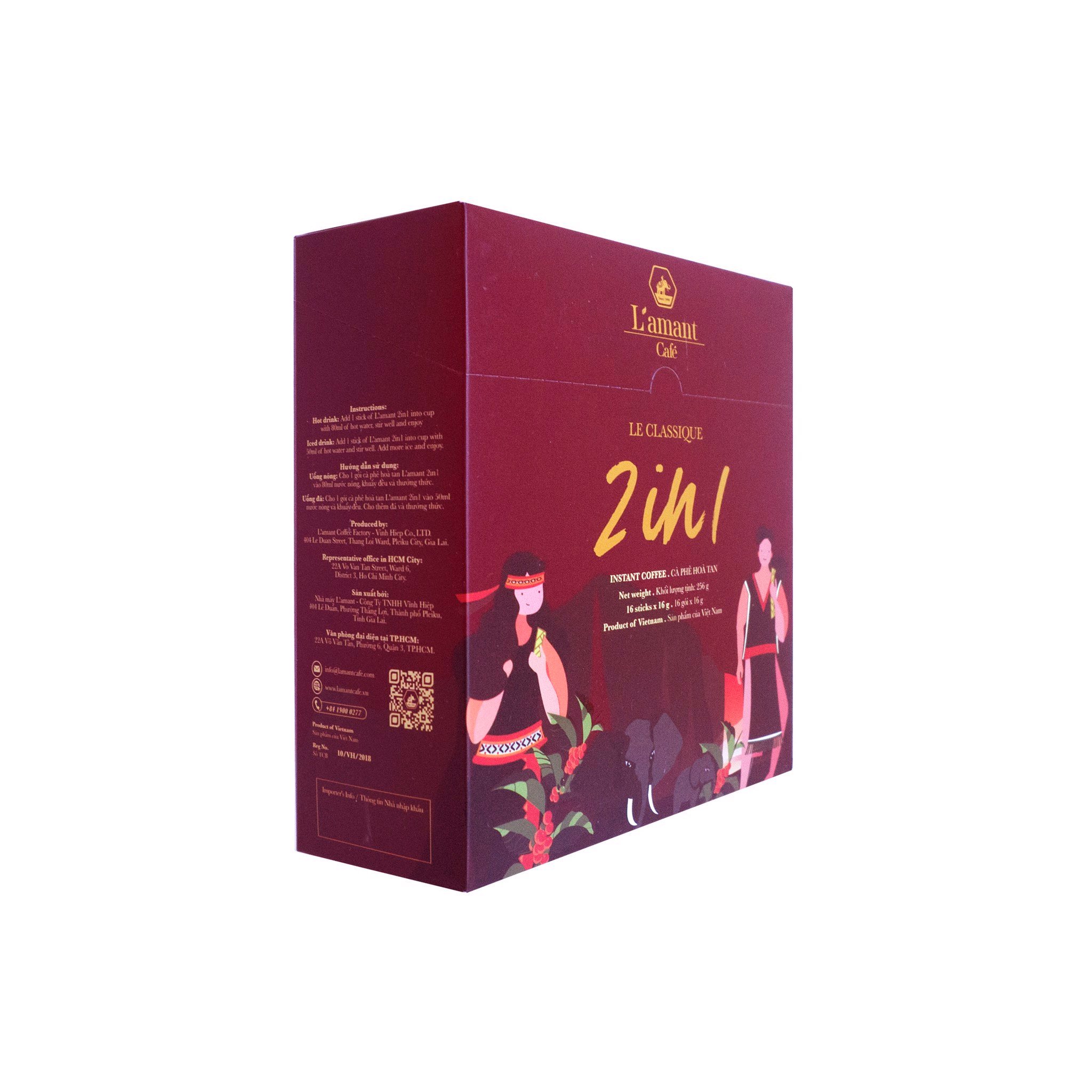 L’AMANT Café Hòa Tan 2IN1 Le Classicque