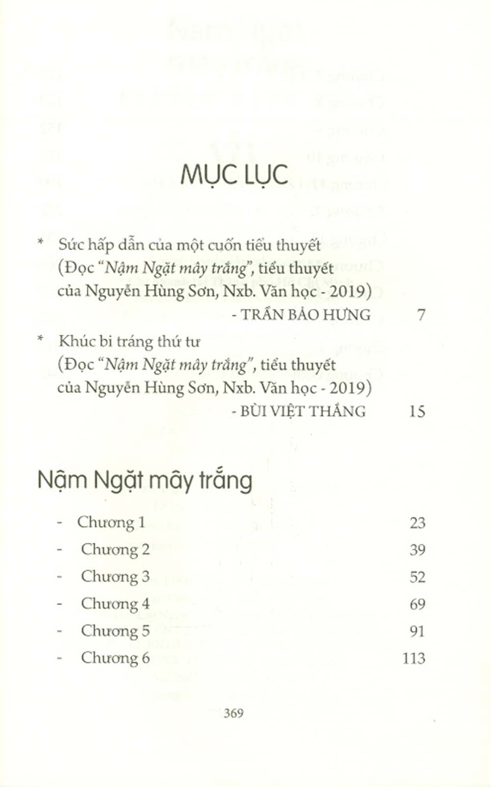 Nậm Ngặt Mây Trắng - Tiểu Thuyết