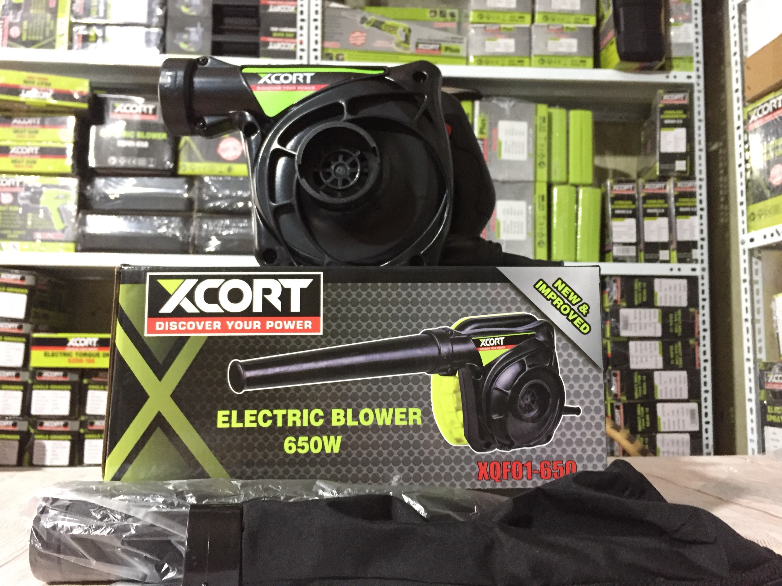 MÁY THỔI BỤI XCORT 650W-MÁY HÚT BỤI XCORT 650W