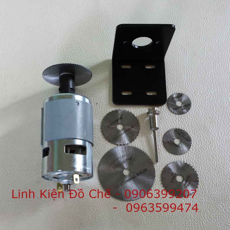 Combo máy cắt mini với motor 775 - 150w