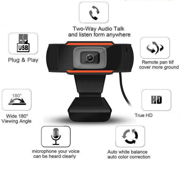 Webcam có mic học online, chat voice phản hồi nhanh tốc độ cao cổng USB tiện lợi và dễ sử dụng