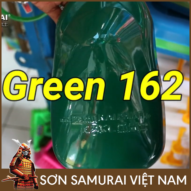 Chai sơn xanh lá 162 sơn samurai