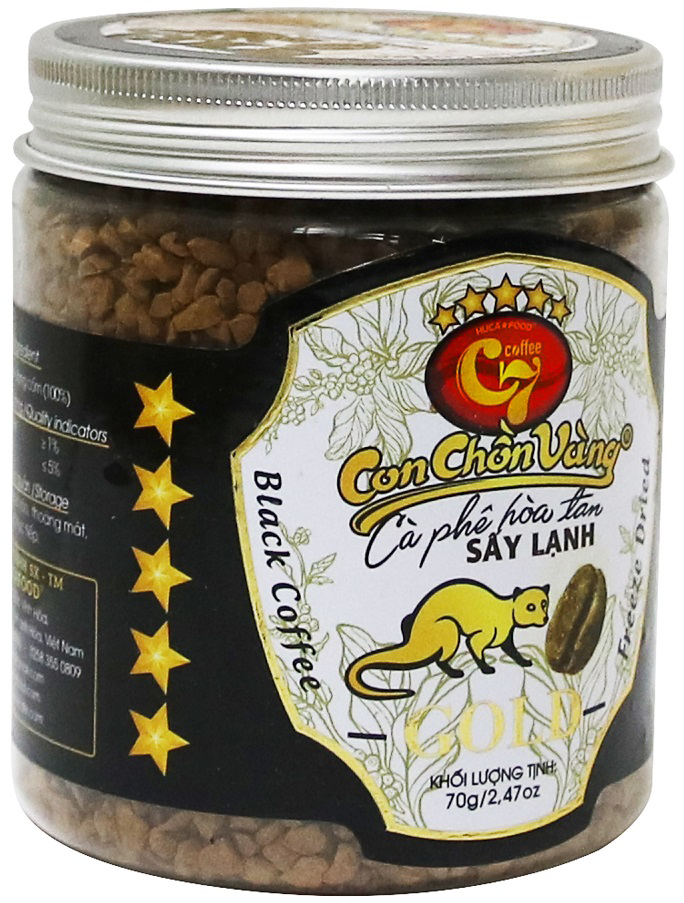 Combo 2 hũ ( 140g ) - Cà Phê Hòa Tan Sấy Lạnh