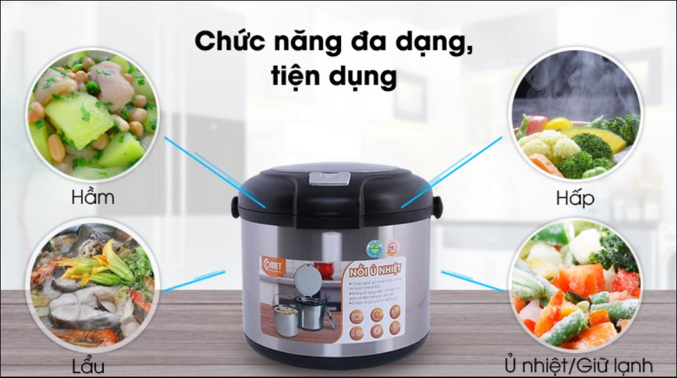 NỒI Ủ NHIỆT COMET CM7661B