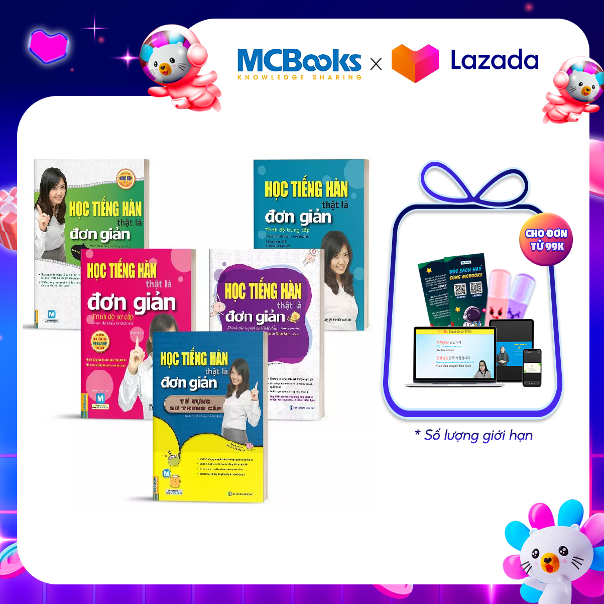 Combo Học Tiếng Hàn Thật Là Đơn Giản