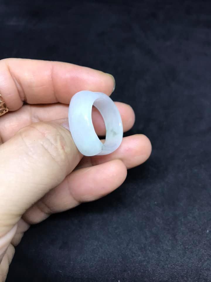 [HCM]NHẪN YÊN NGỰA NGỌC CẨM THẠCH TRẮNG