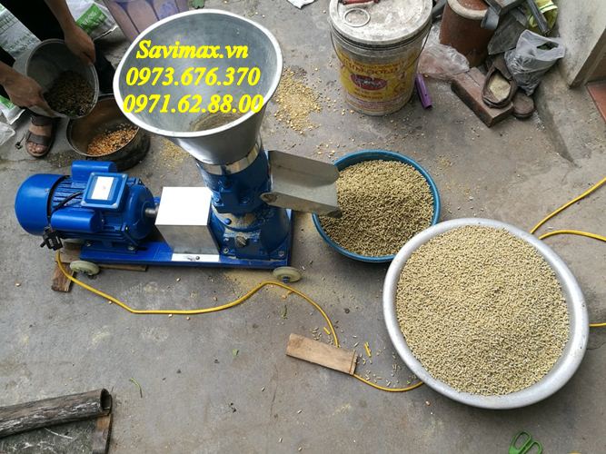 Trả góp 0%Ép cám viên trục đứng cho gà vịt bảo hành 12 tháng