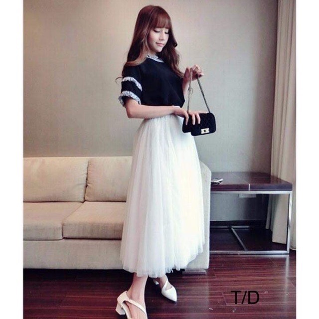 💝 FREESHIP 💝 Chân Váy Lưới TuTu 2 Lớp Hàng Cao Cấp N9