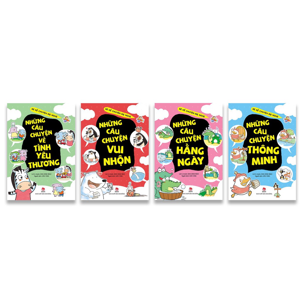 Sách - Combo Bé Kể Chuyện Mẹ Nghe ( trọn bộ 4 cuốn)
