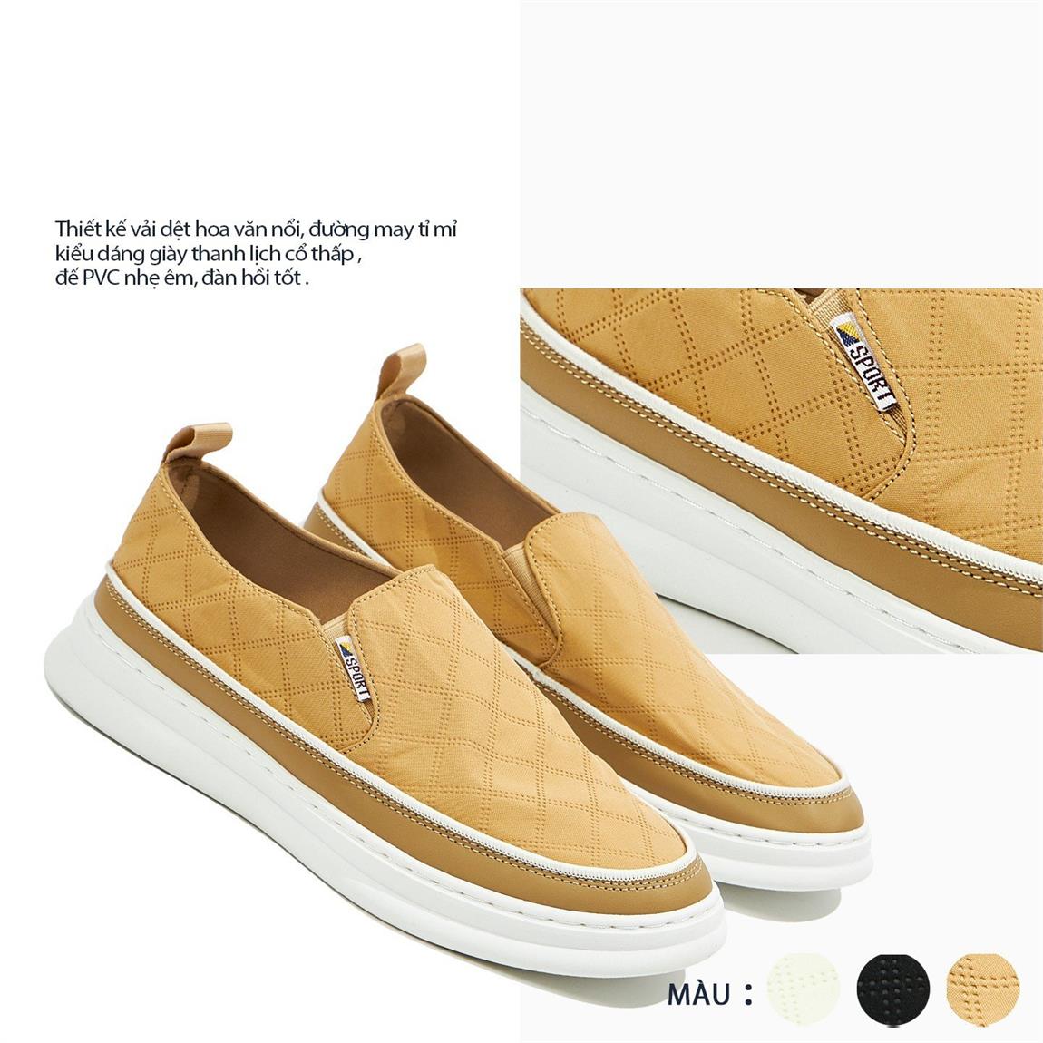 Giày slipon nam mwc 6065 - giày mọi lười nam da