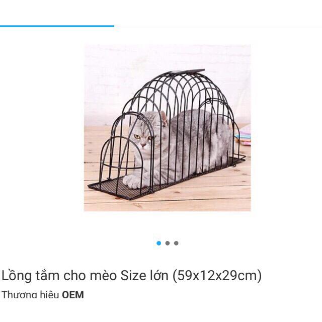 [Lấy mã giảm thêm 30%] Lồng Tắm Khô Cho Mèo