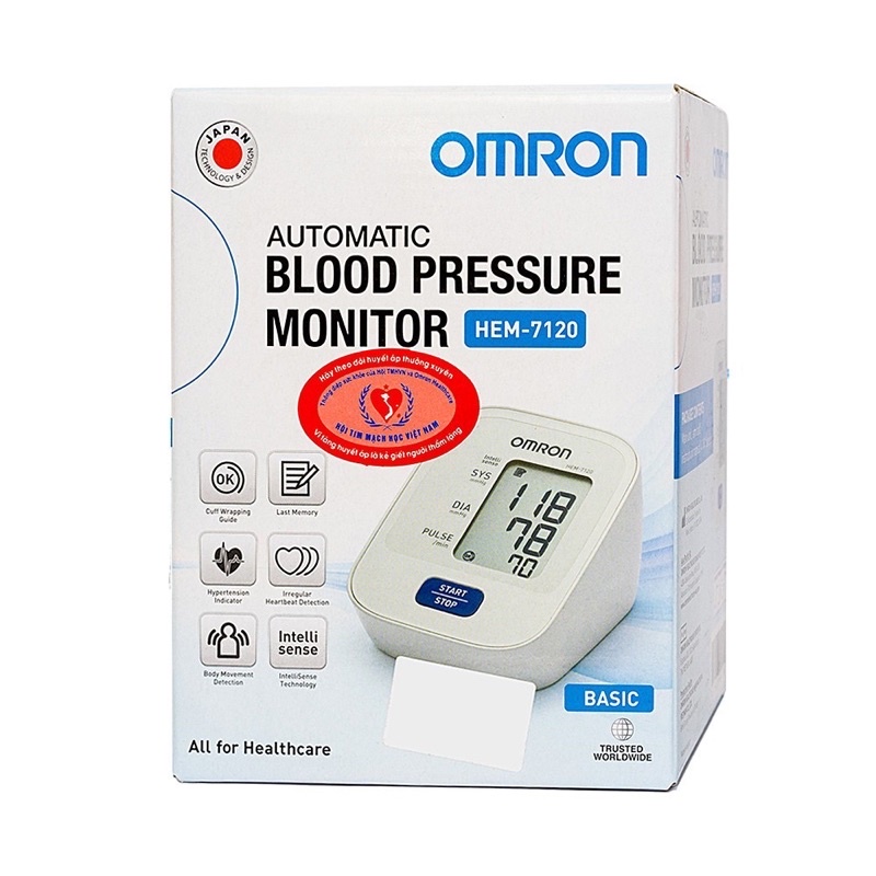 Máy Đo Huyết Áp Bắp Tay Omron Hem-7120