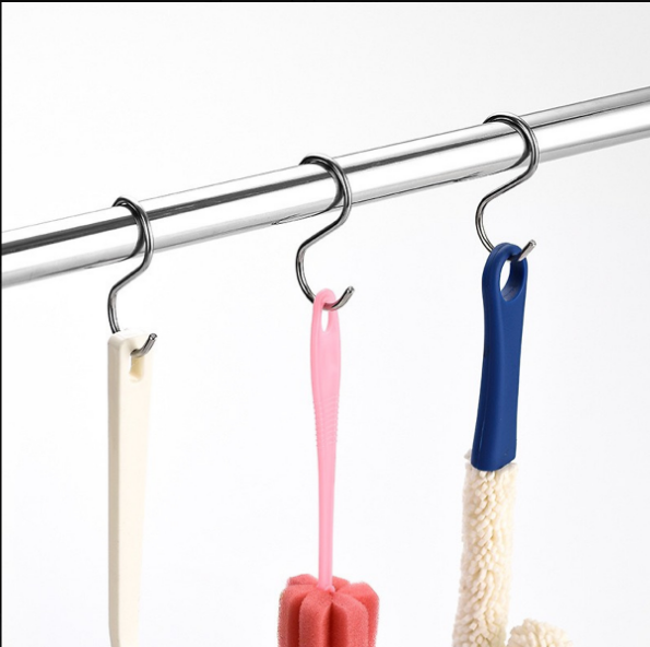 Combo 4 móc treo đồ  inox hình chữ S đa năng