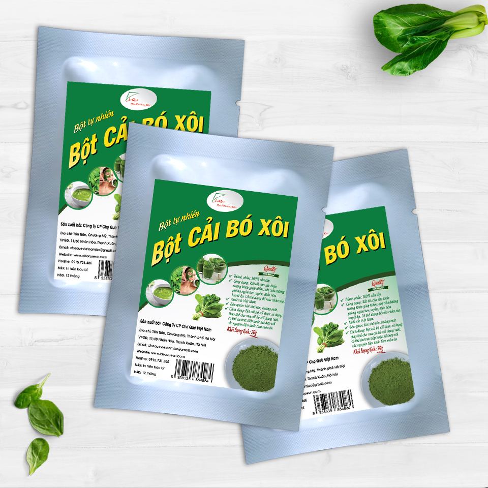 Bột cải bó xôi nguyên chất 20gr