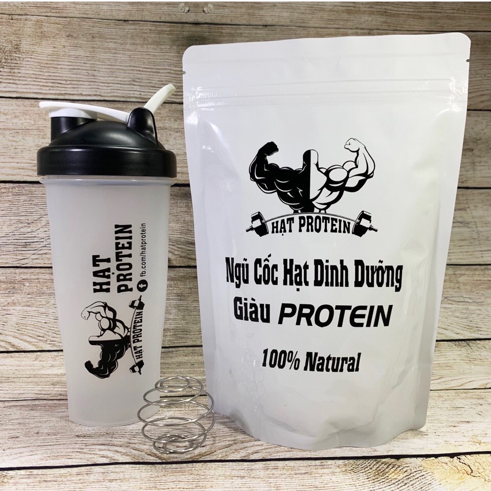 Sữa Tăng Cân Tăng Cơ Hạt Protein 500gram (Khi mua 2 bich Tặng Bình Lắc )