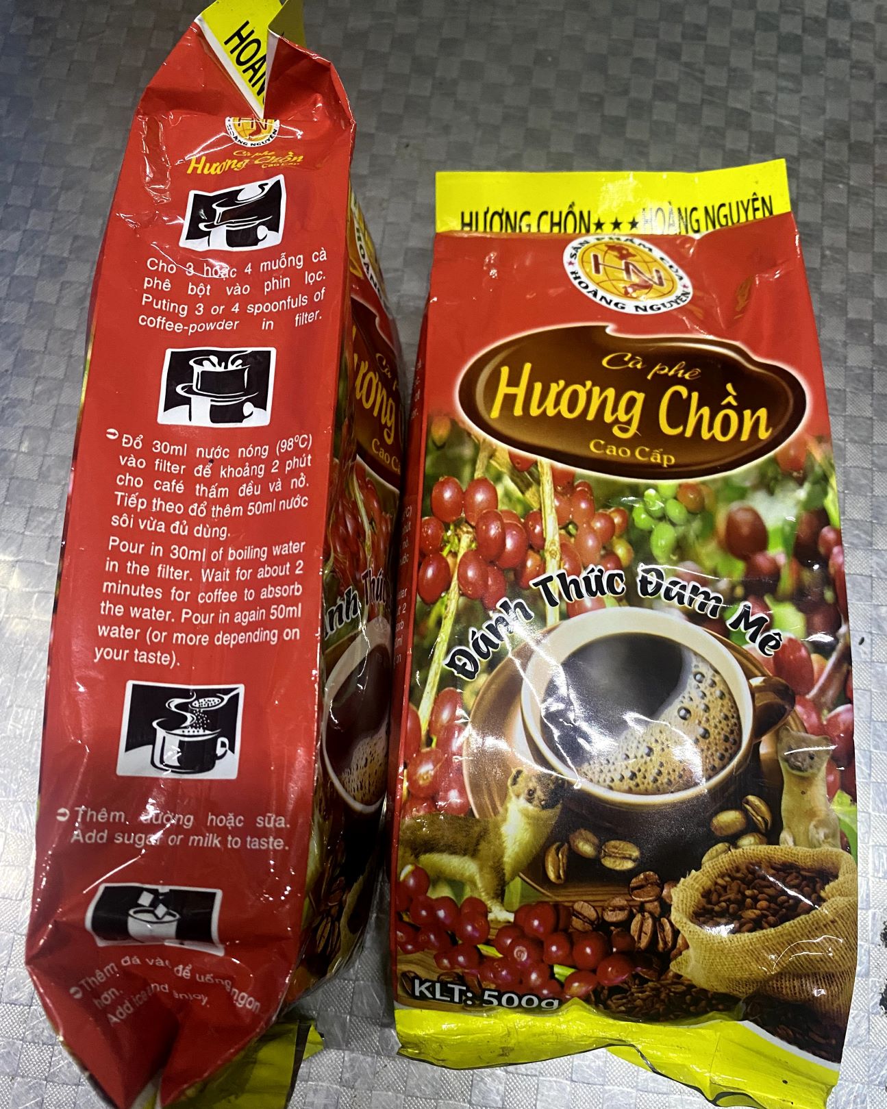 Cà Phê Hương Chồn HOÀNG NGUYÊN 500g