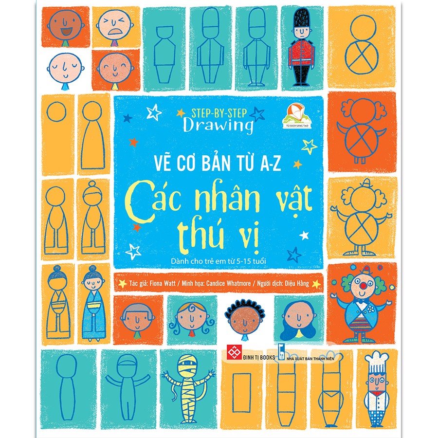 Set 4 cuốn Step-by-step drawing - Vẽ cơ bản từ A-Z
