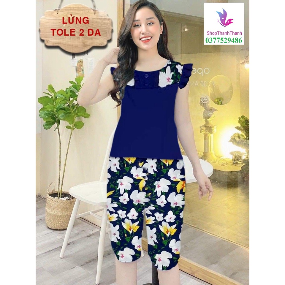 [Nhập RAISINGSTAR18, giảm 30k cho đơn 99k]ĐỒ BỘ MẶC NHÀ TOLE TÔN LANH 2 DA