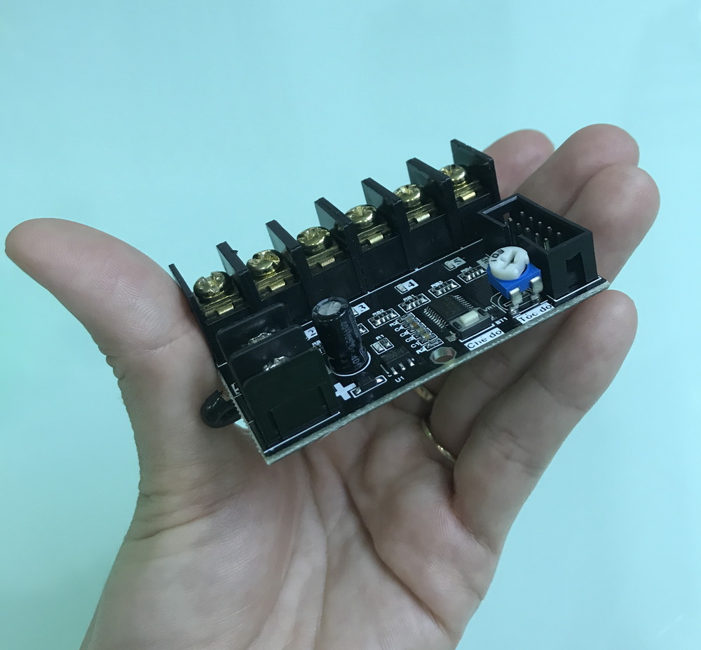 6C30A - Mạch led vẫy 6 kênh công suất cổng 30A