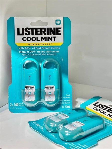 Xịt thơm miệng Listerine mẫu mới