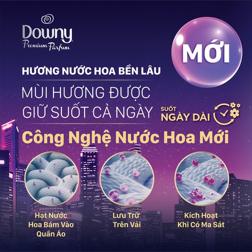 Nước Xả Vải Downy Huyền Bí Túi 3.5L