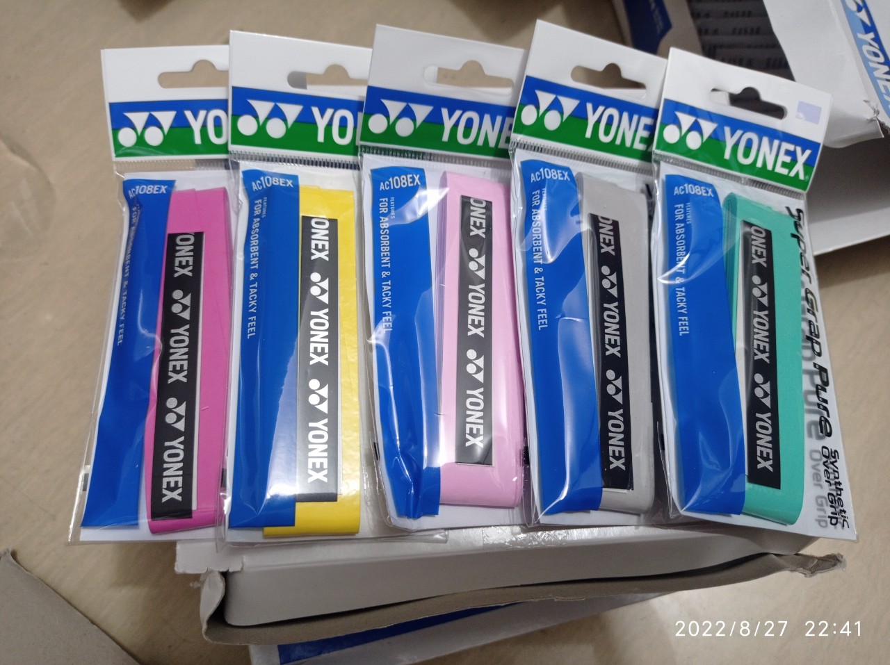 Quấn cán yonex chính hãng AC108EX, quấn cán vợt cầu lông