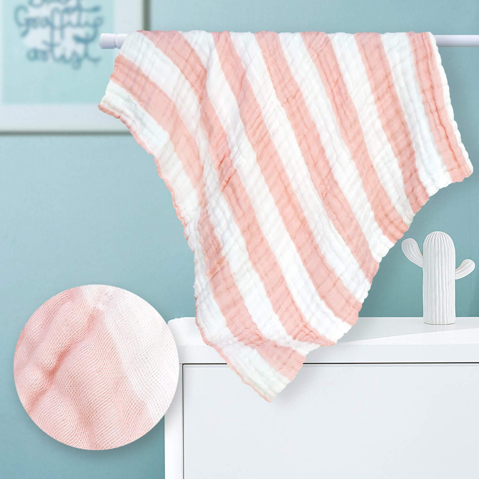 Khăn Tắm Đa Năng Cho Bé Sơ Sinh Goodmama SET 2 Chiếc 68*70cm