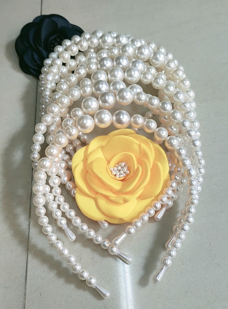 Cài tóc Ngọc Trai Handmade hàng VN Chắc chắn