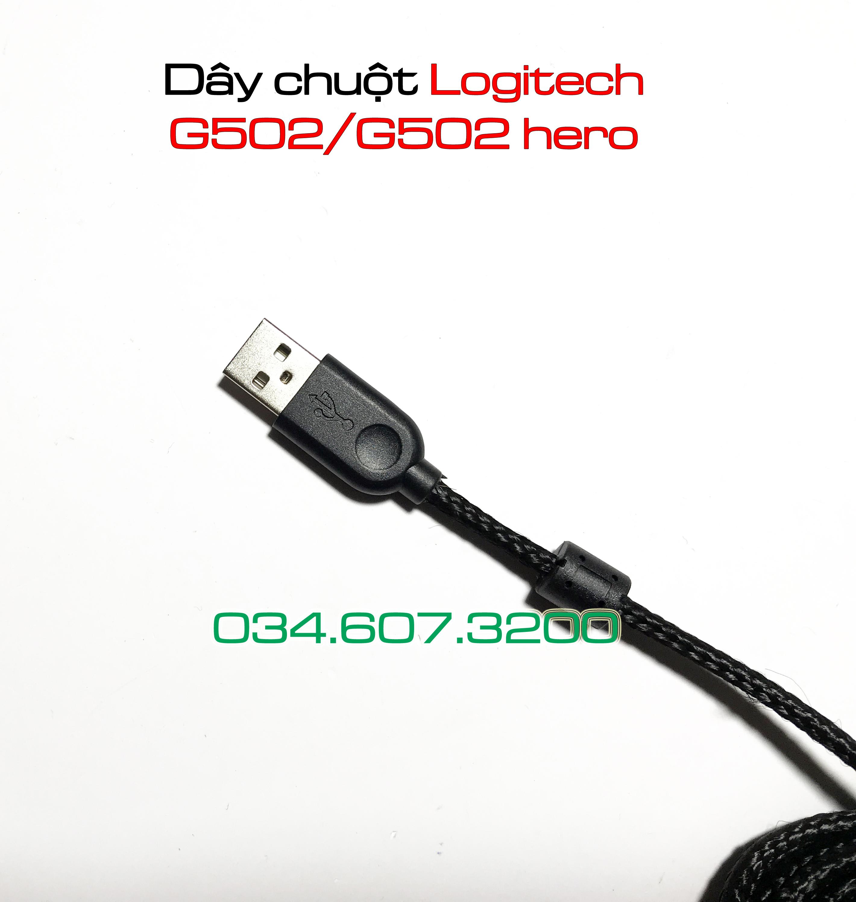Dây chuột bọc dù Logitech G502 (dù siêu mềm)