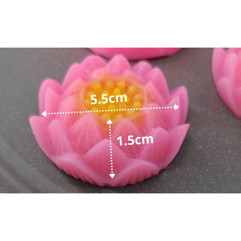 Khuôn Silicon Hoa Sen Nở 6cm (846)