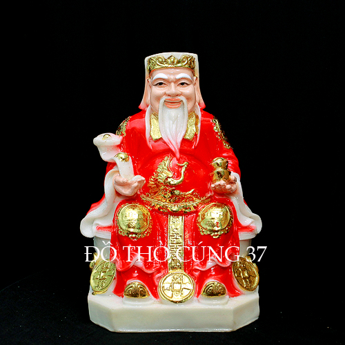 [ CAO  25 CM ] TƯỢNG THẦN TÀI  - THỔ ĐỊA  [ COMPOSITE + BỘT ĐÁ ]