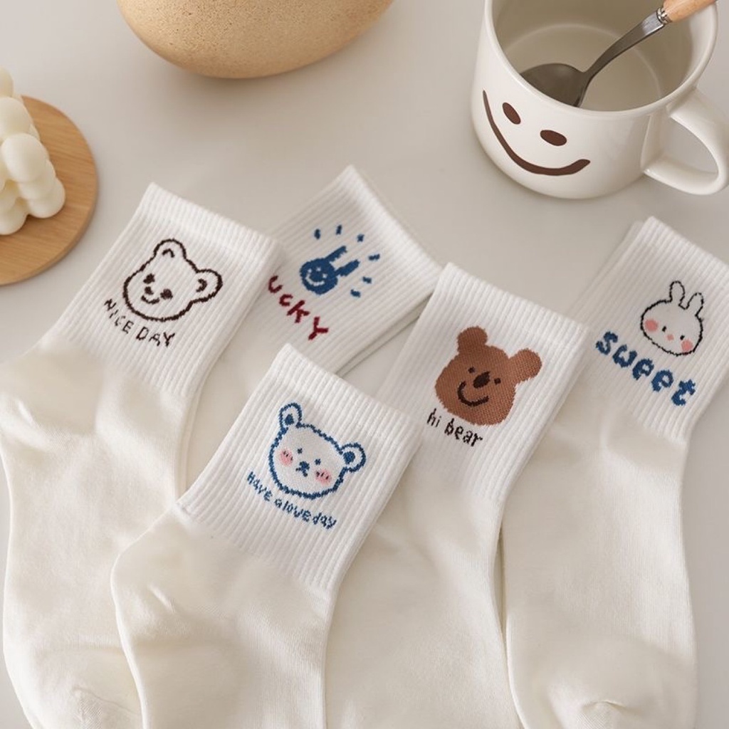SET 5 ĐÔI TẤT VỚ CAO CỔ PHONG CÁCH HÀN QUỐC