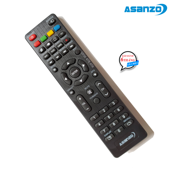 Bảng giá Remote điều khiển tv Asanzo mẫu 5
