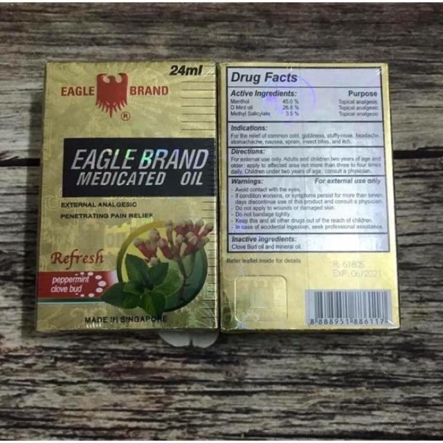 [HCM]Dầu gió vàng Eagle Brand 24ml