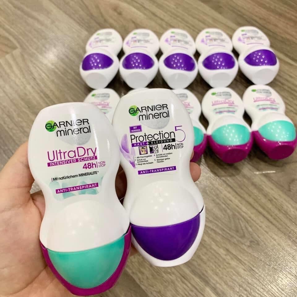 Lăn Khử Mùi Garnier Mineral 48h Đức