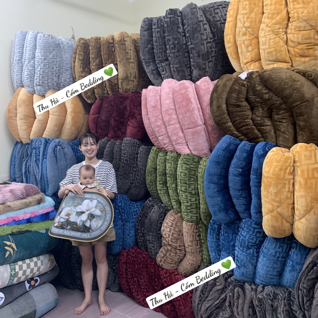 [ XẢ KHO ] SET 4 món Cotton Poly Simle --- miễn phí bo chun drap ga giường