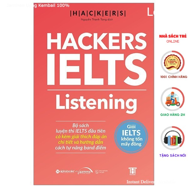 Sách Alphabooks - Hackers Ielts-Listening