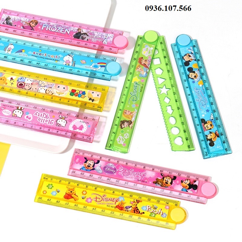 Thước kẻ gấp 30cm Tiện Dụng Cực Dễ thương - 1 chiếc