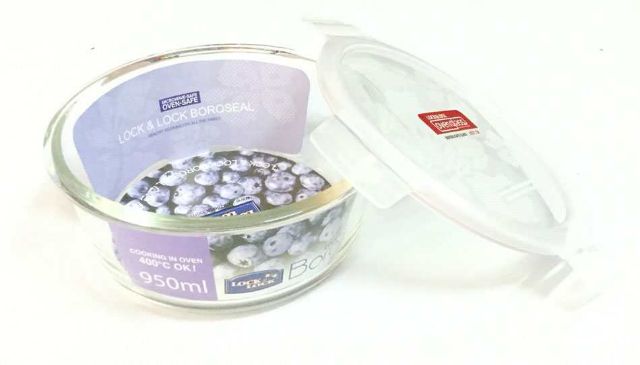 Combo 2 Hộp Thủy Tinh Chịu Nhiệt Lock 950ml