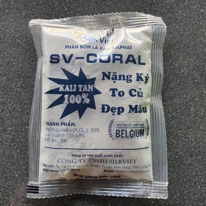 Phân bón Kali Tan 100gr