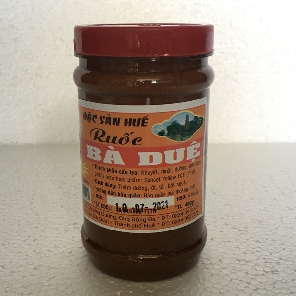 [HCM]Mắm ruốc bà duệ 400g